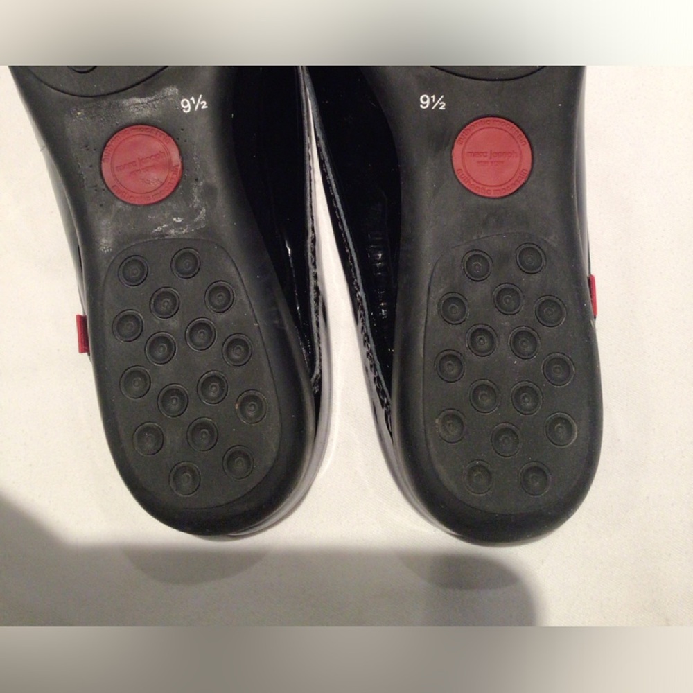 Brand new, never worm black slides - Marc Joseph brand